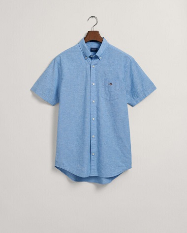 GANT Reg Cotton Linen SS Shirt